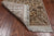Ivory 2' 4" X 12' 0" Persian Tabriz Hand-Knotted Wool & Silk Runner Rug - Q25231