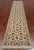 Ivory 2' 4" X 12' 0" Runner Persian Tabriz Hand Knotted Wool & Silk Rug - Q25233
