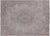 SUPER SALE Ivory 9' 2" X 12' 7" Persian Vintage White Wash Hand Knotted Wool Area Rug - Q2564