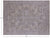 SUPER SALE Ivory 9' 5" X 12' 7" Persian Vintage White Wash Handmade Rug - Q2566