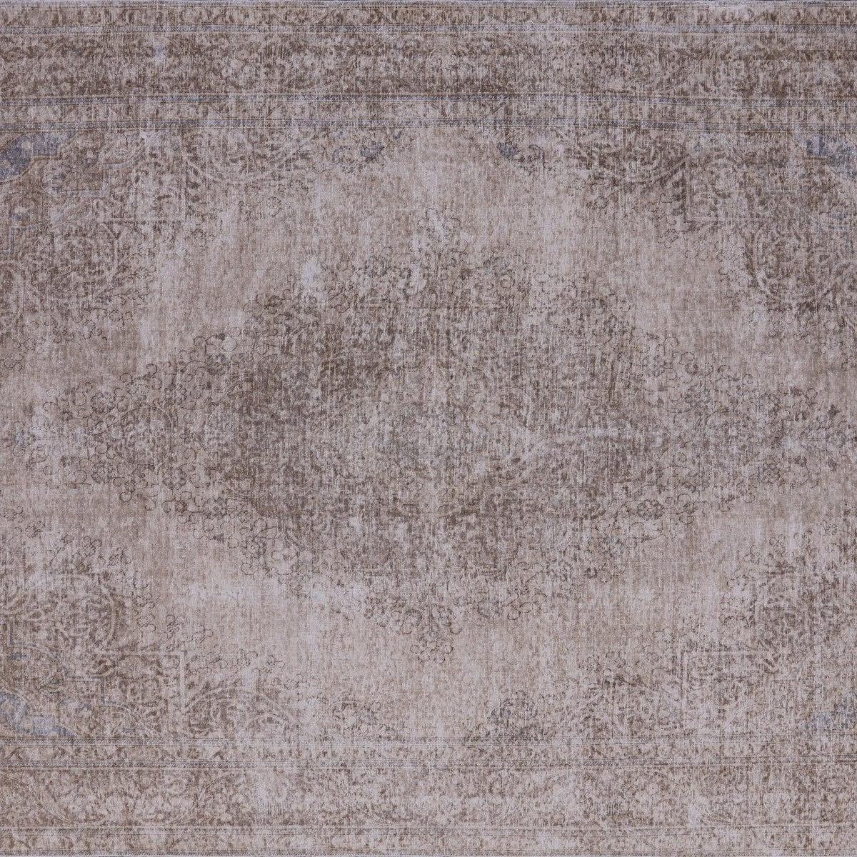 Hand Knotted Persian Vintage White Wash Rug 9' 4