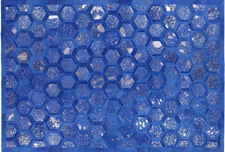 Cowhide Hand Stitched Patchwork Area Rug - Manhattan Rugs