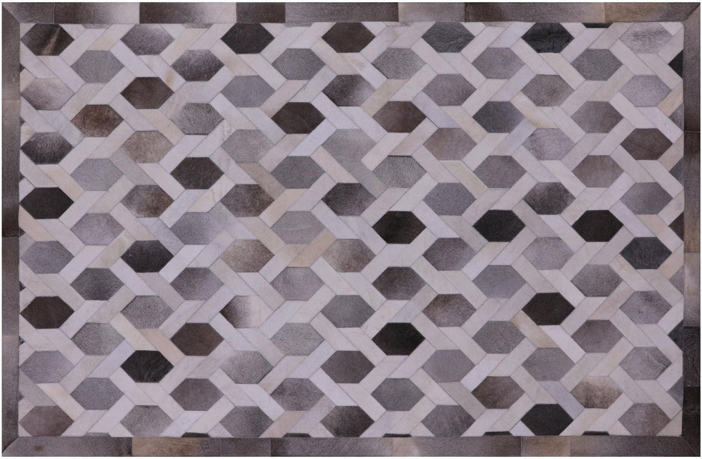 Cowhide Hand Stitched Patchwork Rug - Manhattan Rugs