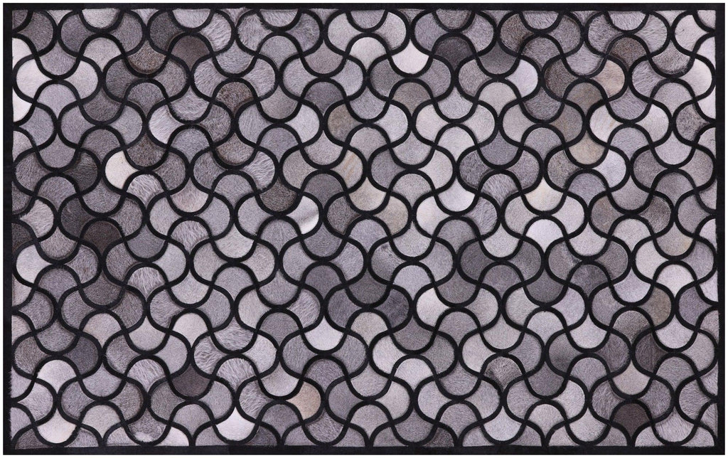 Cowhide Patchwork Hand Stitched Rug - Manhattan Rugs