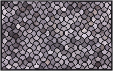 Cowhide Patchwork Hand Stitched Rug - Manhattan Rugs