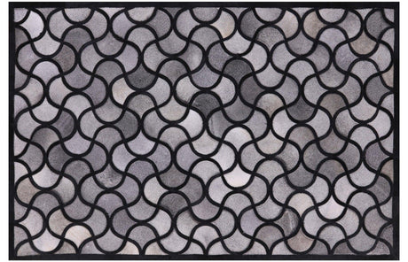 Patchwork Organic Natural Cowhide Area Rug - Manhattan Rugs