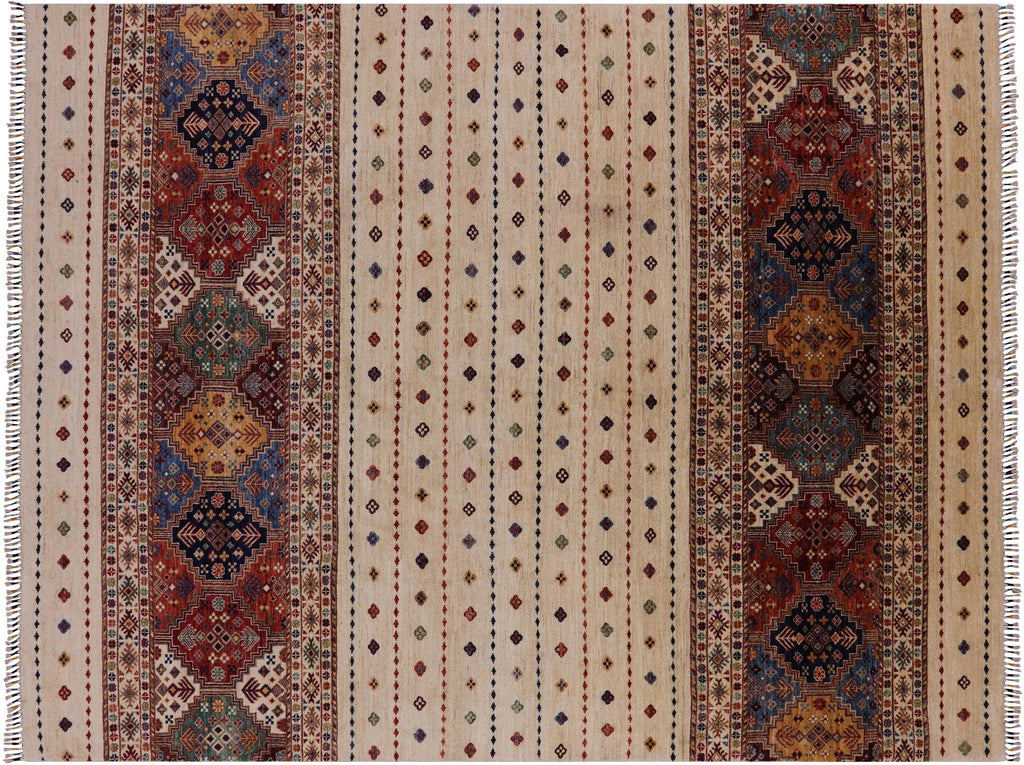 Hand Knotted Super Kazak Khorjin Wool Rug - Manhattan Rugs