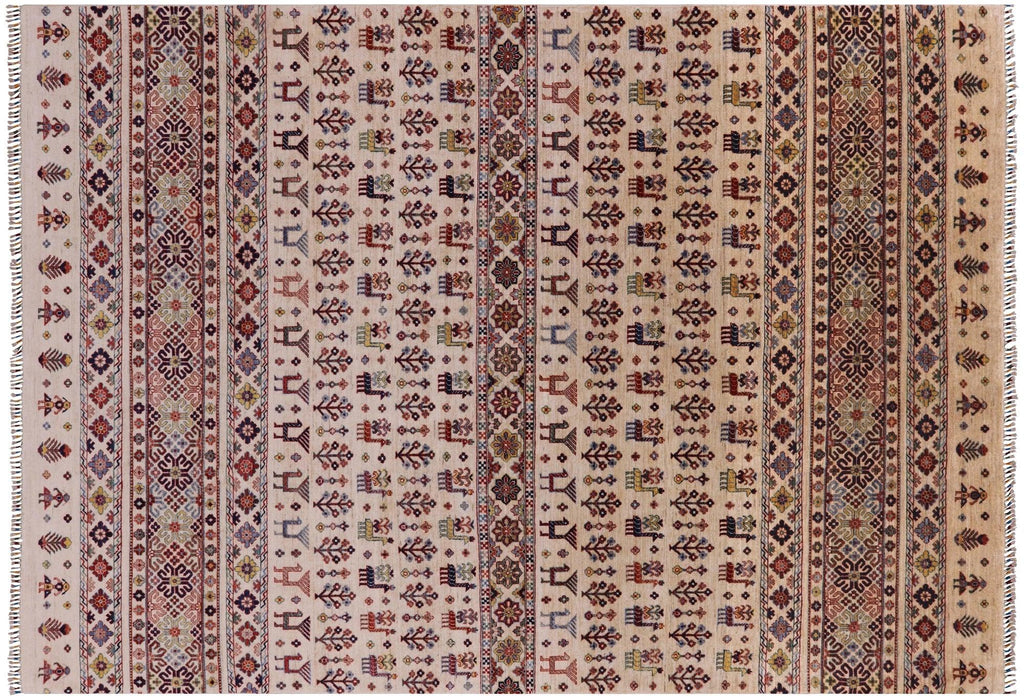 Handmade Persian Gabbeh Tribal Wool Rug - Manhattan Rugs