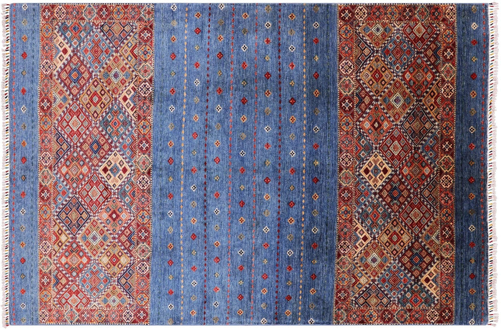 Super Kazak Khorjin Hand Knotted Rug - Manhattan Rugs