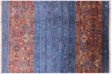 Super Kazak Khorjin Hand Knotted Rug - Manhattan Rugs