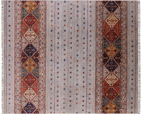 Hand Knotted Khorjin Super Kazak Wool Rug - Manhattan Rugs
