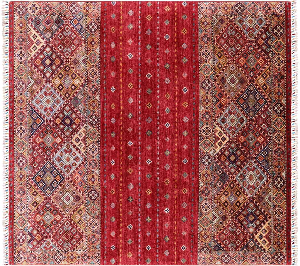Super Kazak Khorjin Hand Knotted Rug - Manhattan Rugs