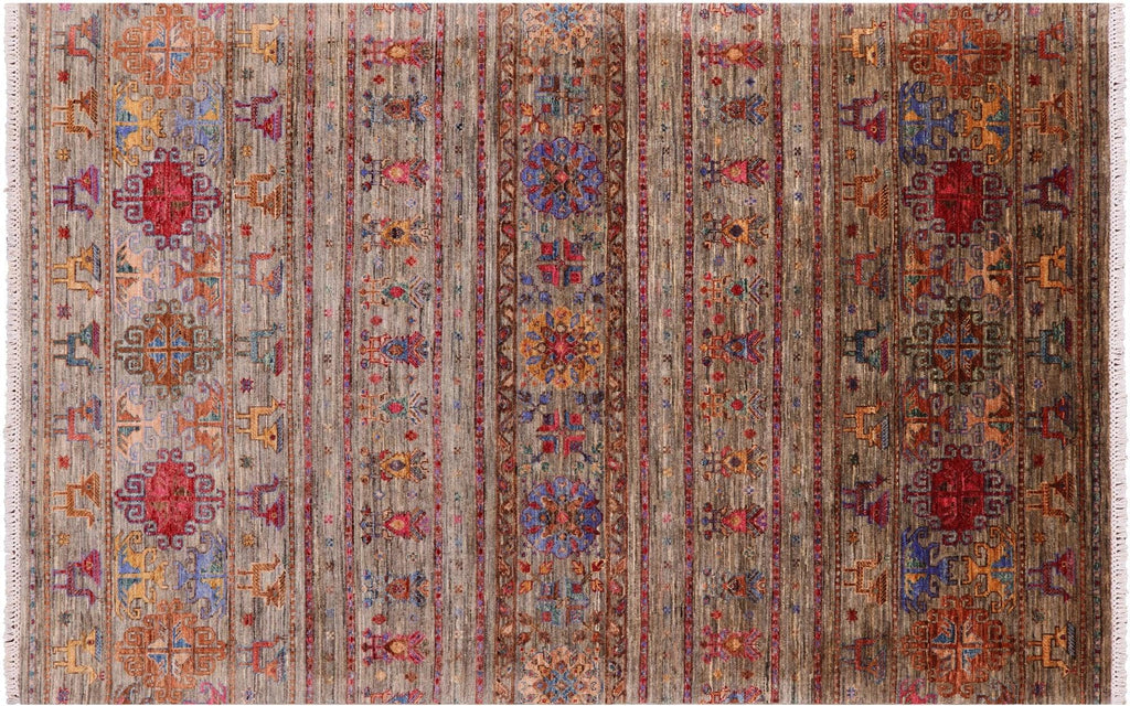 Hand Knotted Tribal Persian Gabbeh Rug - Manhattan Rugs