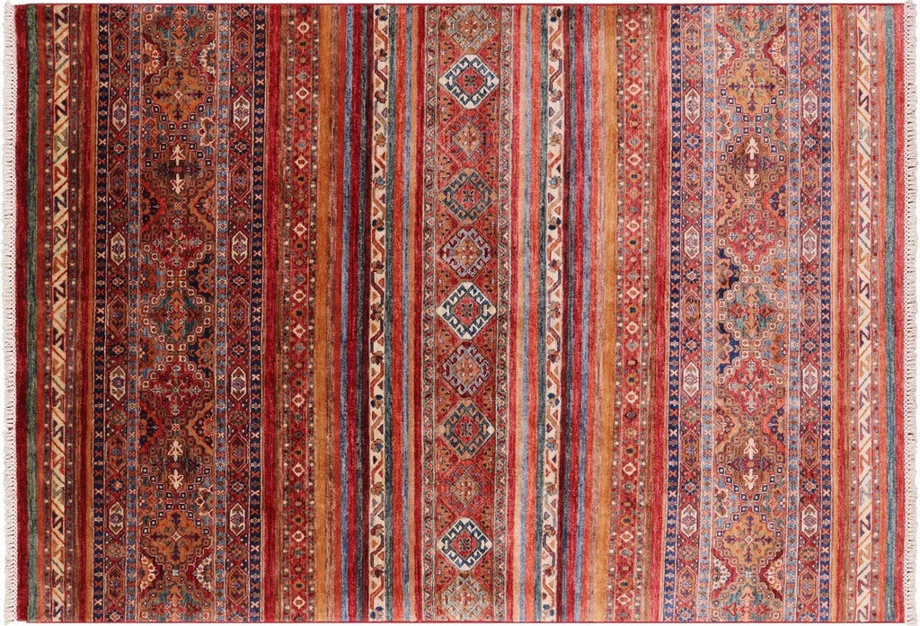 Khorjin Super Kazak Handmade Wool Rug - Manhattan Rugs