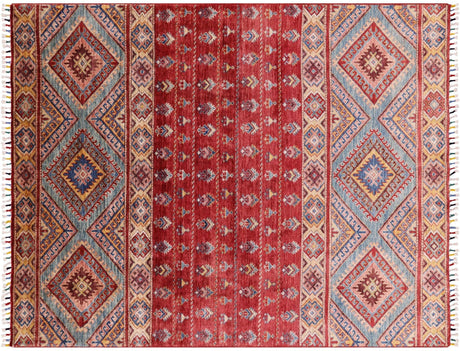 Handmade Khorjin Super Kazak Wool Rug - Manhattan Rugs