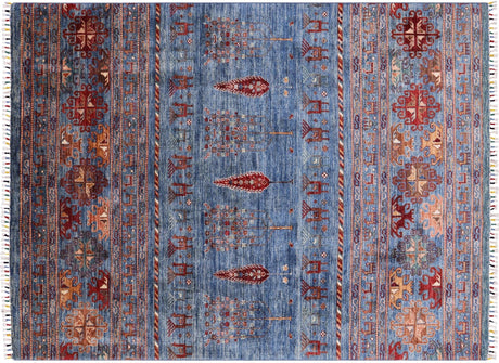 Tribal Persian Gabbeh Handmade Wool Rug - Manhattan Rugs