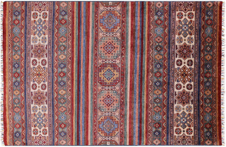 Khorjin Super Kazak Handmade Wool Rug - Manhattan Rugs