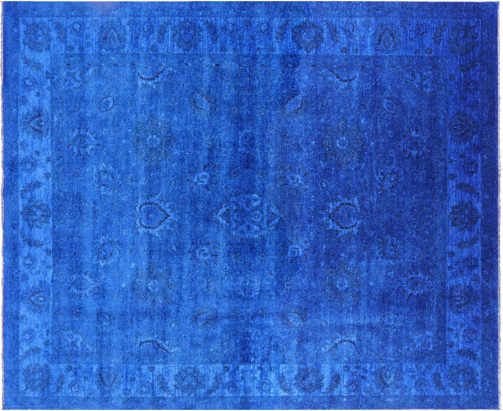 Overdyed Full Pile Wool Area Rug - Manhattan Rugs