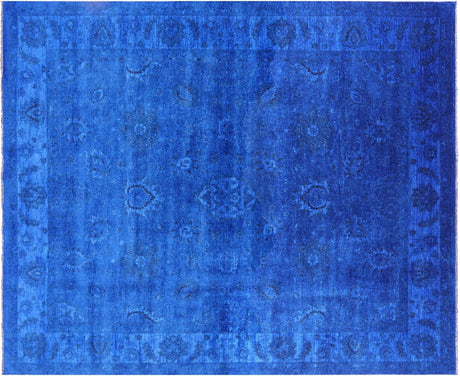 Overdyed Full Pile Wool Area Rug - Manhattan Rugs