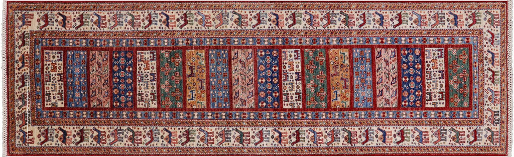 Runner Handmade Tribal Persian Gabbeh Wool Rug - Manhattan Rugs