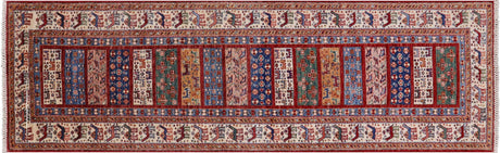 Runner Handmade Tribal Persian Gabbeh Wool Rug - Manhattan Rugs