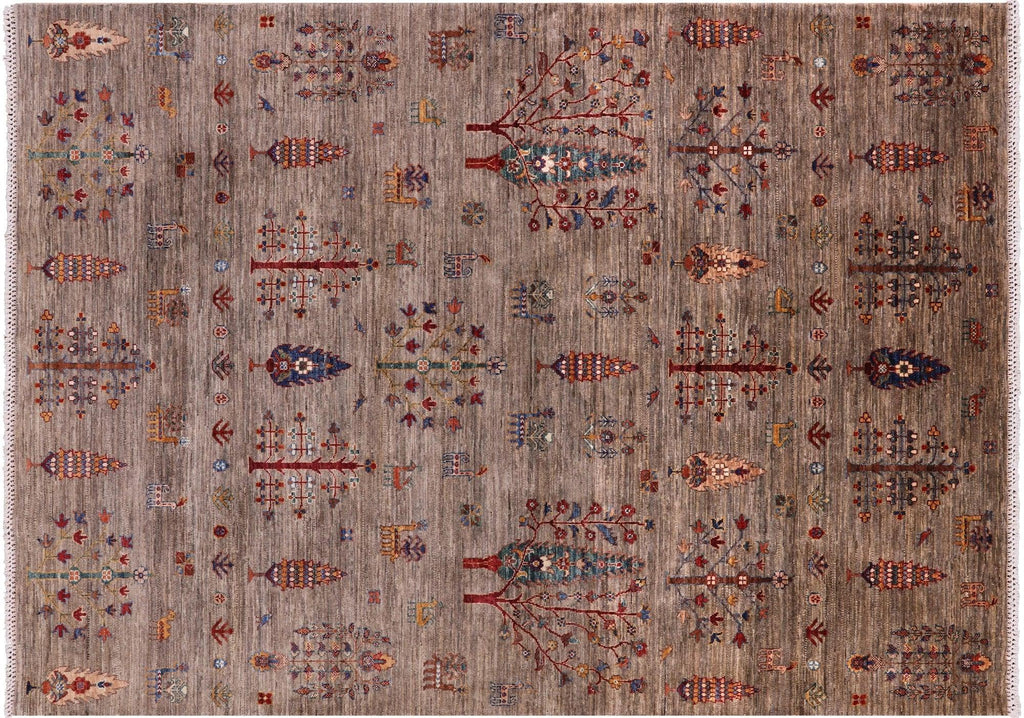 Tribal Persian Gabbeh Hand Knotted Wool Rug - Manhattan Rugs