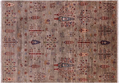 Tribal Persian Gabbeh Hand Knotted Wool Rug - Manhattan Rugs