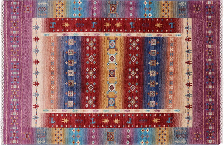Tribal Persian Gabbeh Handmade Wool Rug - Manhattan Rugs