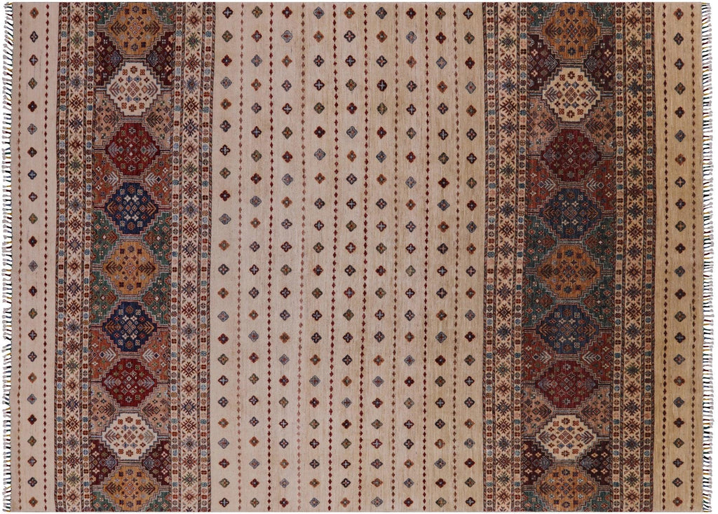 Hand Knotted Khorjin Super Kazak Rug - Manhattan Rugs