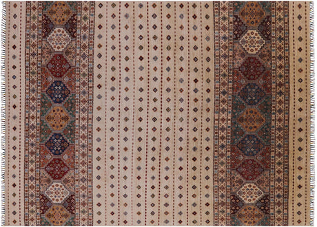 Hand Knotted Khorjin Super Kazak Rug - Manhattan Rugs