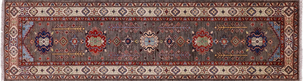 Super Kazak Hand Knotted Wool Runner Rug - Manhattan Rugs