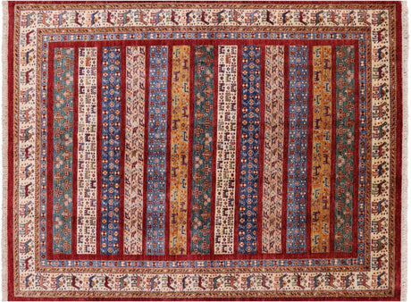 Persian Gabbeh Hand Knotted  Wool Area Rug - Manhattan Rugs