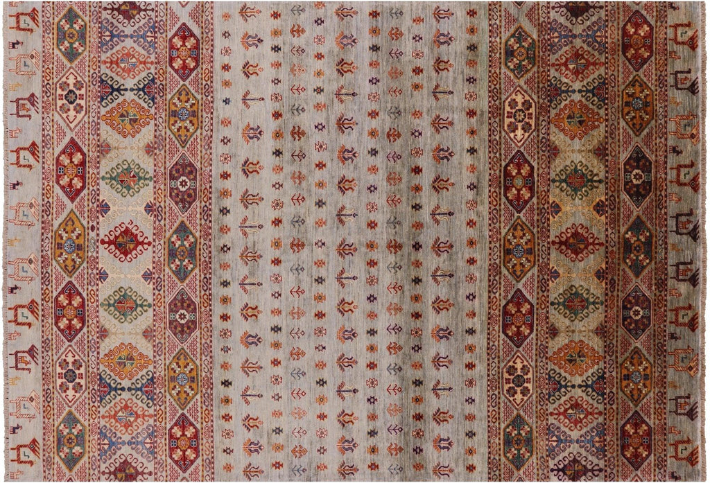 Hand Knotted Tribal Persian Gabbeh Rug - Manhattan Rugs