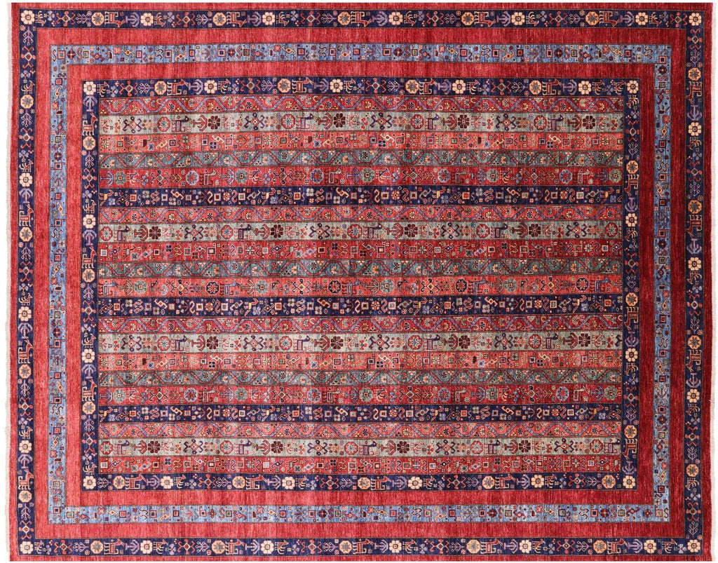 Tribal Persian Gabbeh Shall Hand Knotted Rug - Manhattan Rugs