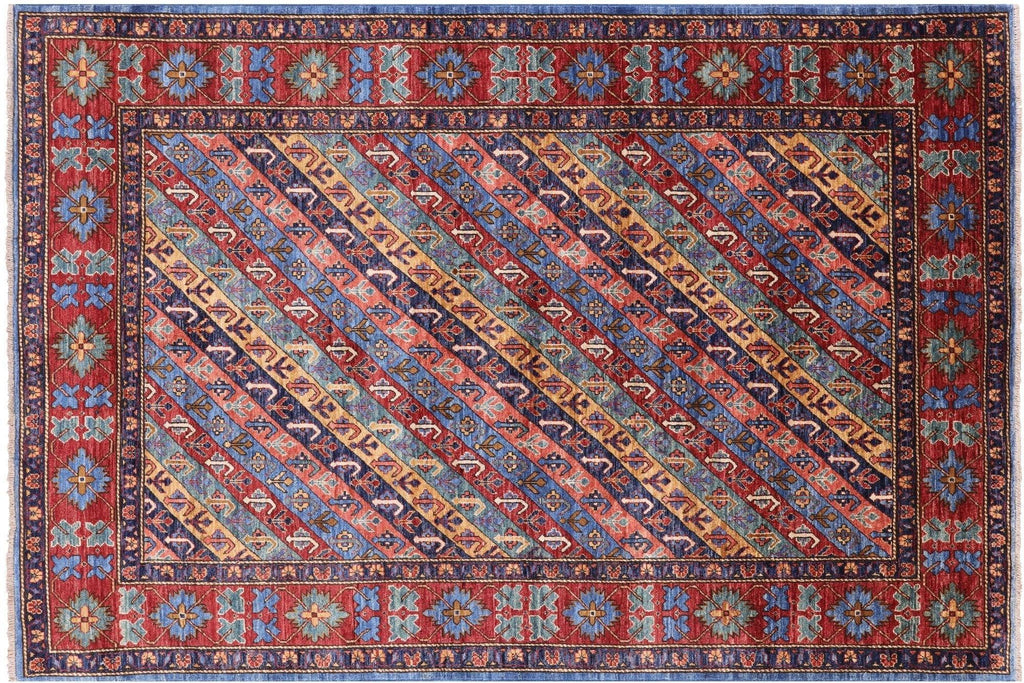 Hand Knotted Tribal Persian Gabbeh Shall Rug - Manhattan Rugs