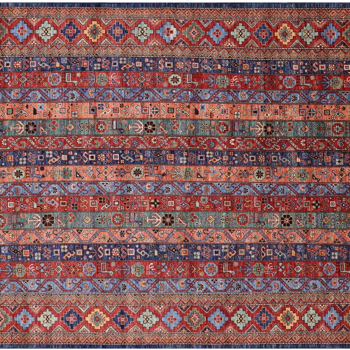 Tribal Persian Gabbeh Shall Handmade Rug 6' 0
