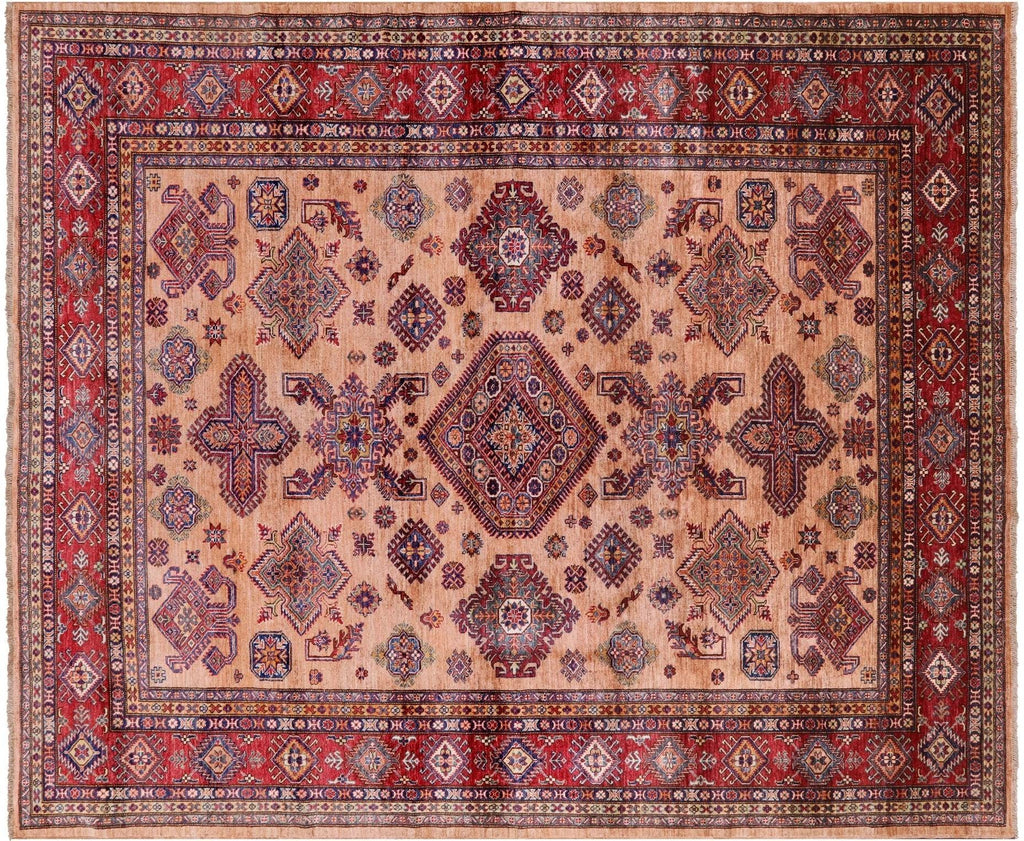 One Of A Kind Pink Super Kazak Area Rug - Manhattan Rugs