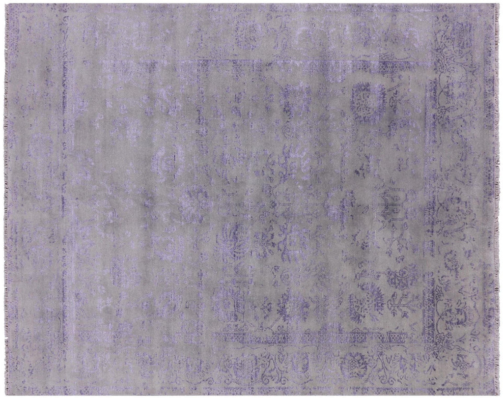 Persian Hand Knotted Wool & Silk Area Rug - Manhattan Rugs