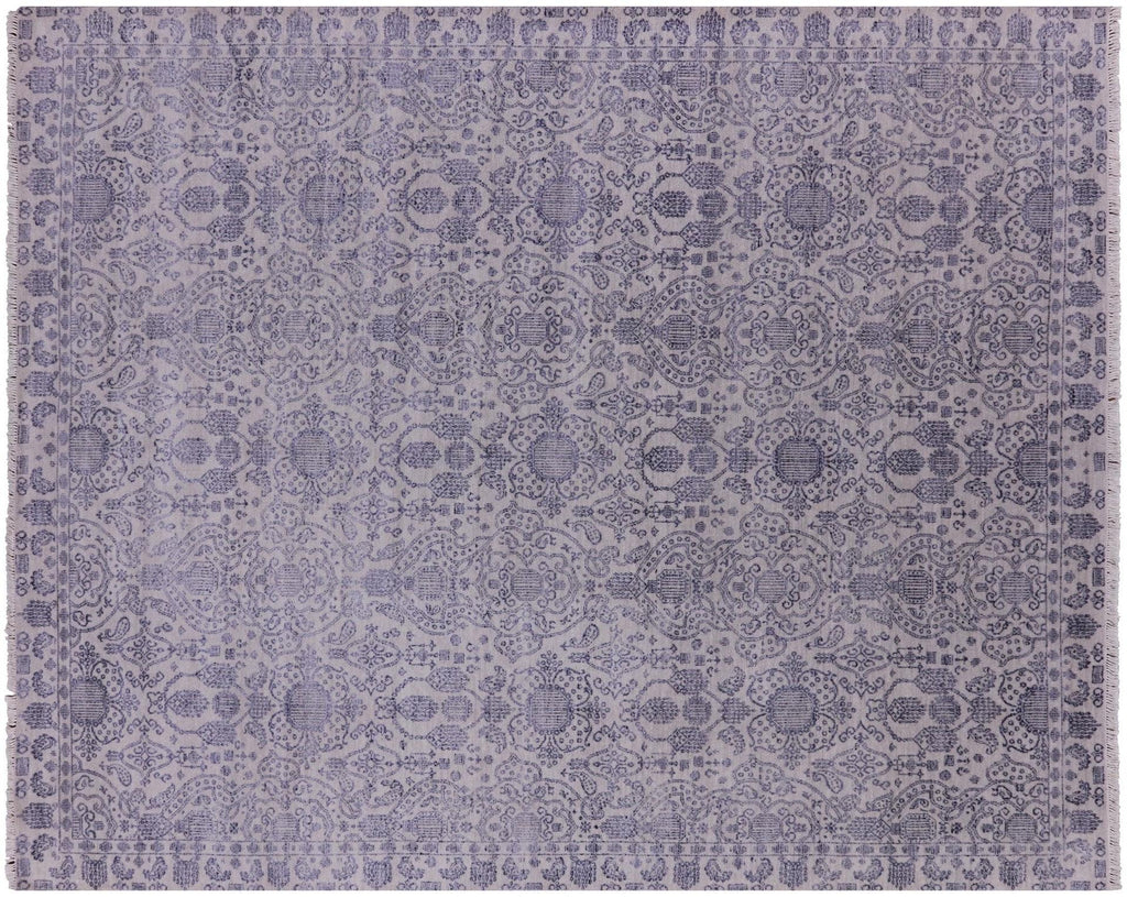 Persian Hand Knotted Wool & Silk Area Rug - Manhattan Rugs