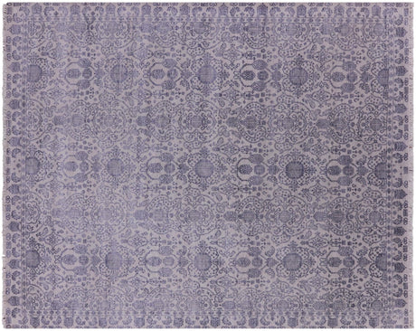 Persian Hand Knotted Wool & Silk Area Rug - Manhattan Rugs