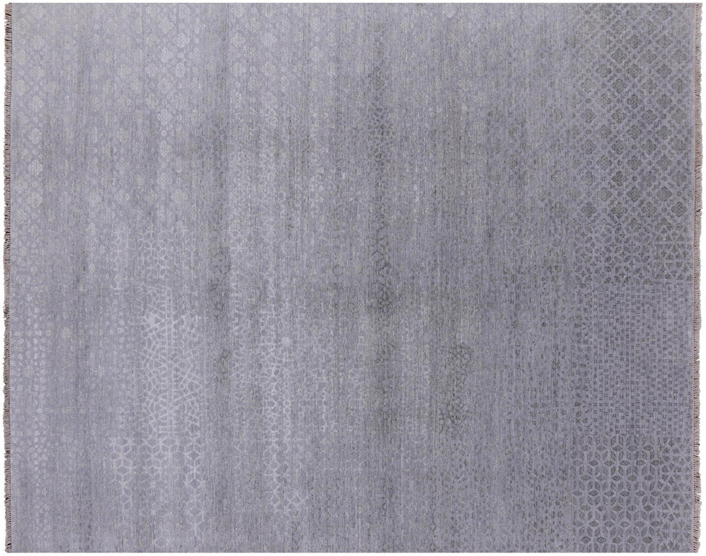 Wool & Silk Hand Knotted Area Rug - Manhattan Rugs