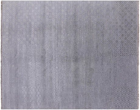 Wool & Silk Hand Knotted Area Rug - Manhattan Rugs