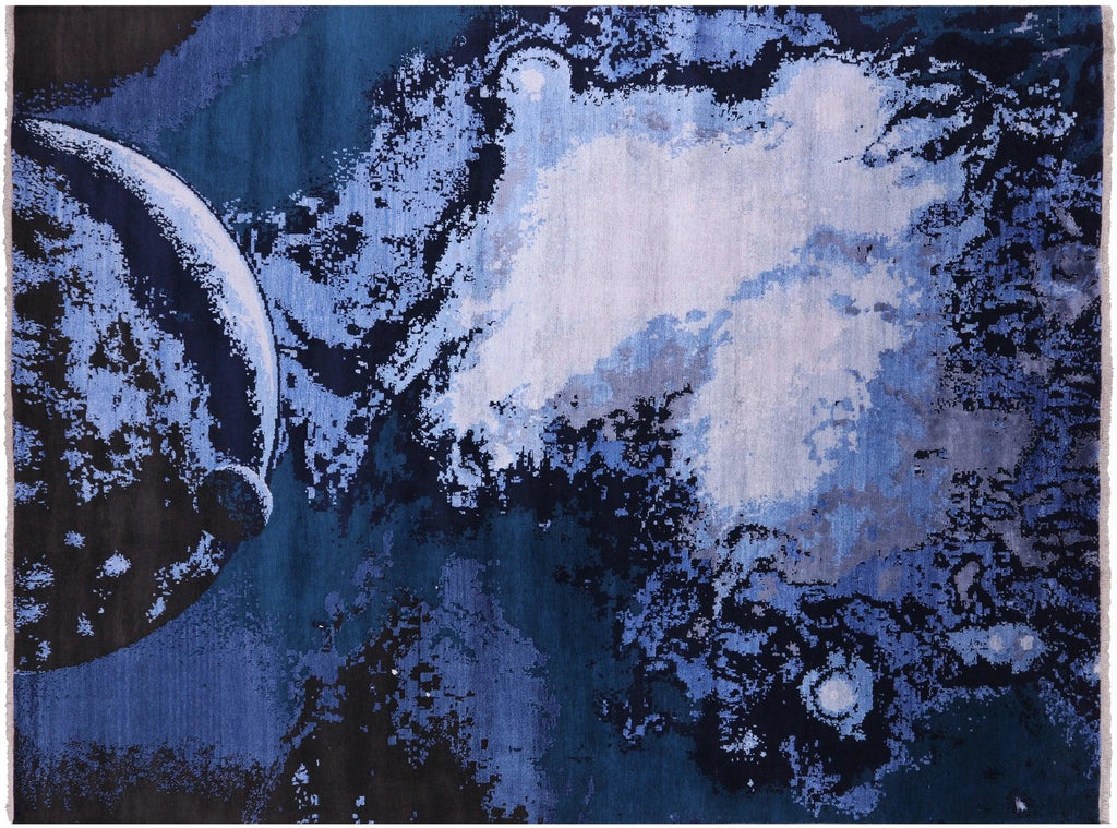Galaxy Design Handmade Wool & Silk Rug - Manhattan Rugs