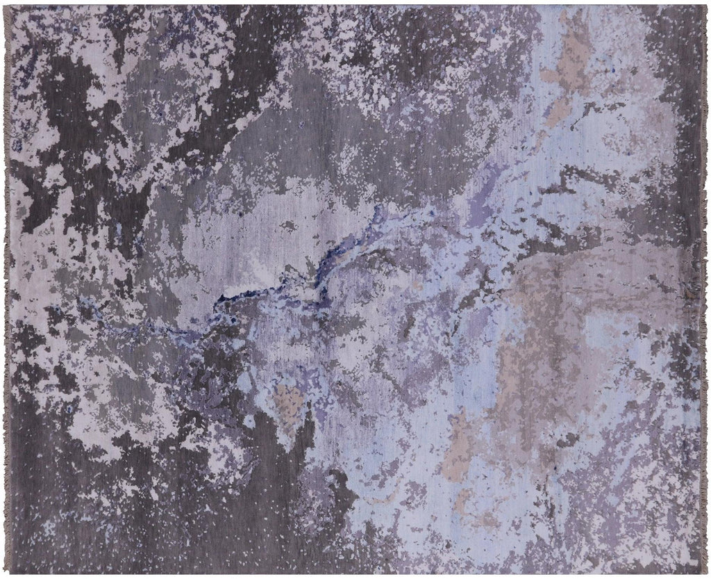 Abstract Handmade Wool & Silk Rug - Manhattan Rugs