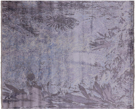 Wool & Silk Contemporary Hand-Knotted Area Rug - Manhattan Rugs
