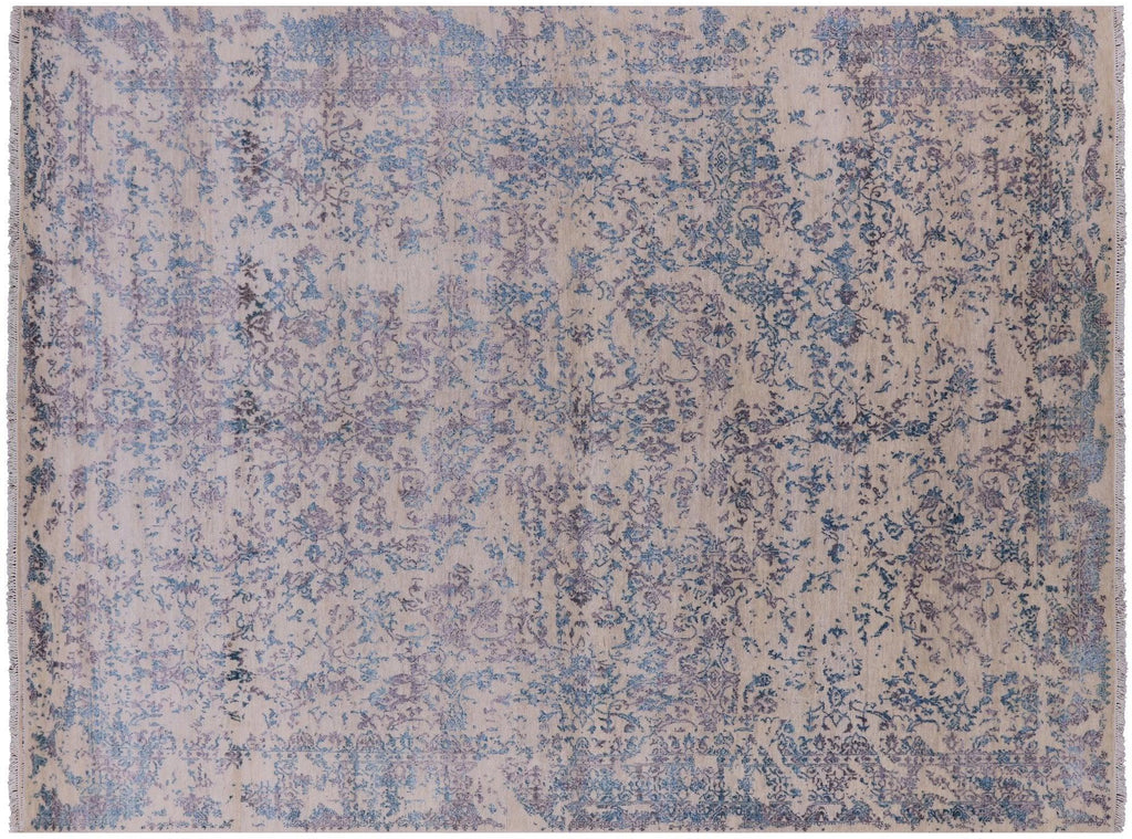 Hand Knotted Persian Wool & Silk Area Rug - Manhattan Rugs