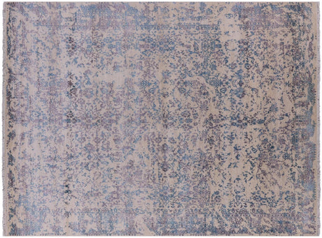 Hand Knotted Persian Wool & Silk Area Rug - Manhattan Rugs