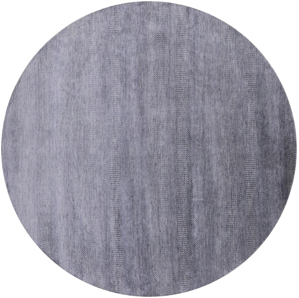 Round Wool & Silk Savannah Gabbeh Handmade Rug - Manhattan Rugs