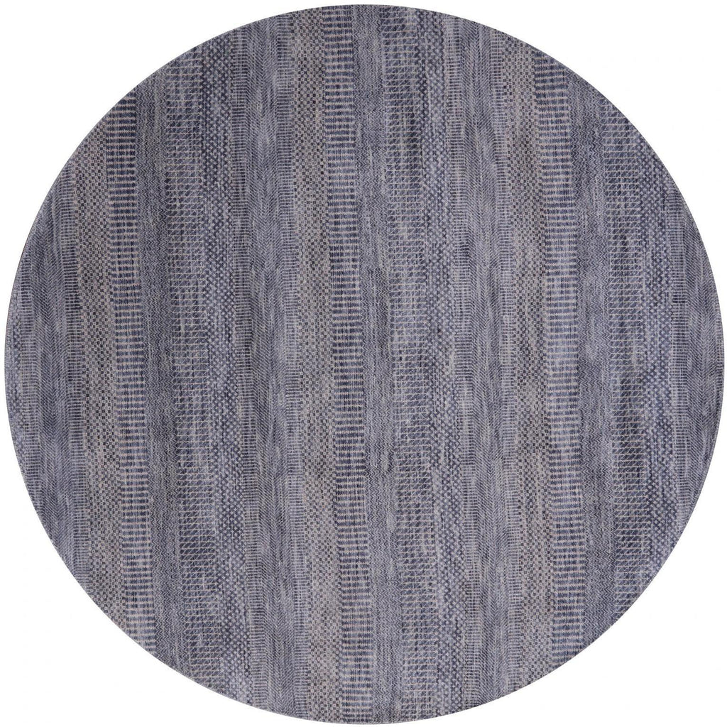 Round Savannah Gabbeh Hand Knotted Wool & Silk Rug - Manhattan Rugs