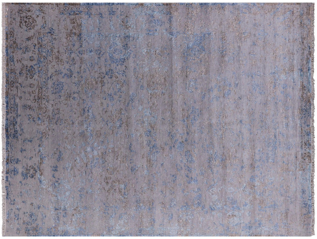 Hand Knotted Persian Wool & Silk Rug - Manhattan Rugs